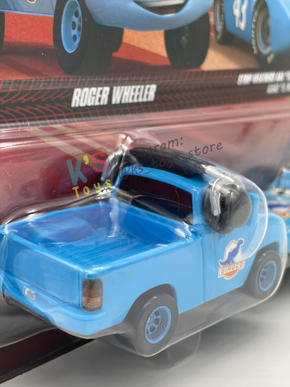 Disney Pixar Cars 1:55 by Mattel 2-Pack, ROGER WHEELER AND STRIP WEATHERS AKA “THE KING”  - 2026 NEW RELEASE - BNIP
