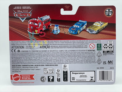 Disney Pixar Cars 1:55 by Mattel 2-Pack, ROGER WHEELER AND STRIP WEATHERS AKA “THE KING”  - 2026 NEW RELEASE - BNIP