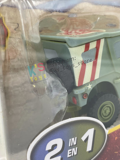 COLOR CHANGERS Disney Pixar Cars by MATTEL, RACE AND RESCUE SARGE (BLUE / OLIVE GREEN) - 2026 NEW RELEASE - BNIP