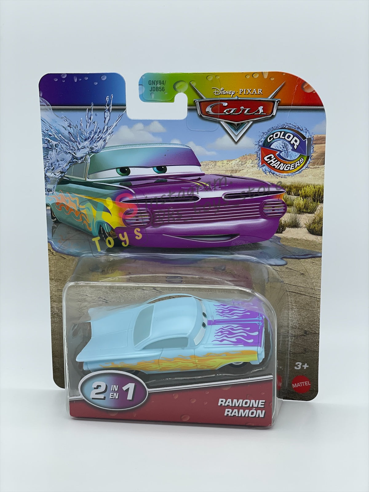 COLOR CHANGERS Disney Pixar Cars by MATTEL, RAMONE (PURPLE / LIGHT BLUE) - 2026 NEW RELEASE - BNIP