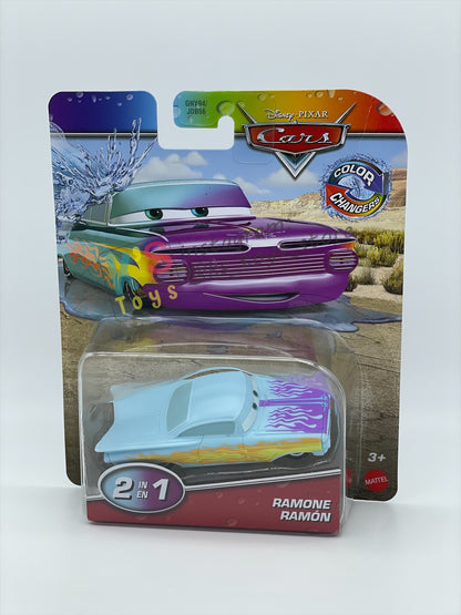 COLOR CHANGERS Disney Pixar Cars by MATTEL, RAMONE (PURPLE / LIGHT BLUE) - 2026 NEW RELEASE - BNIP