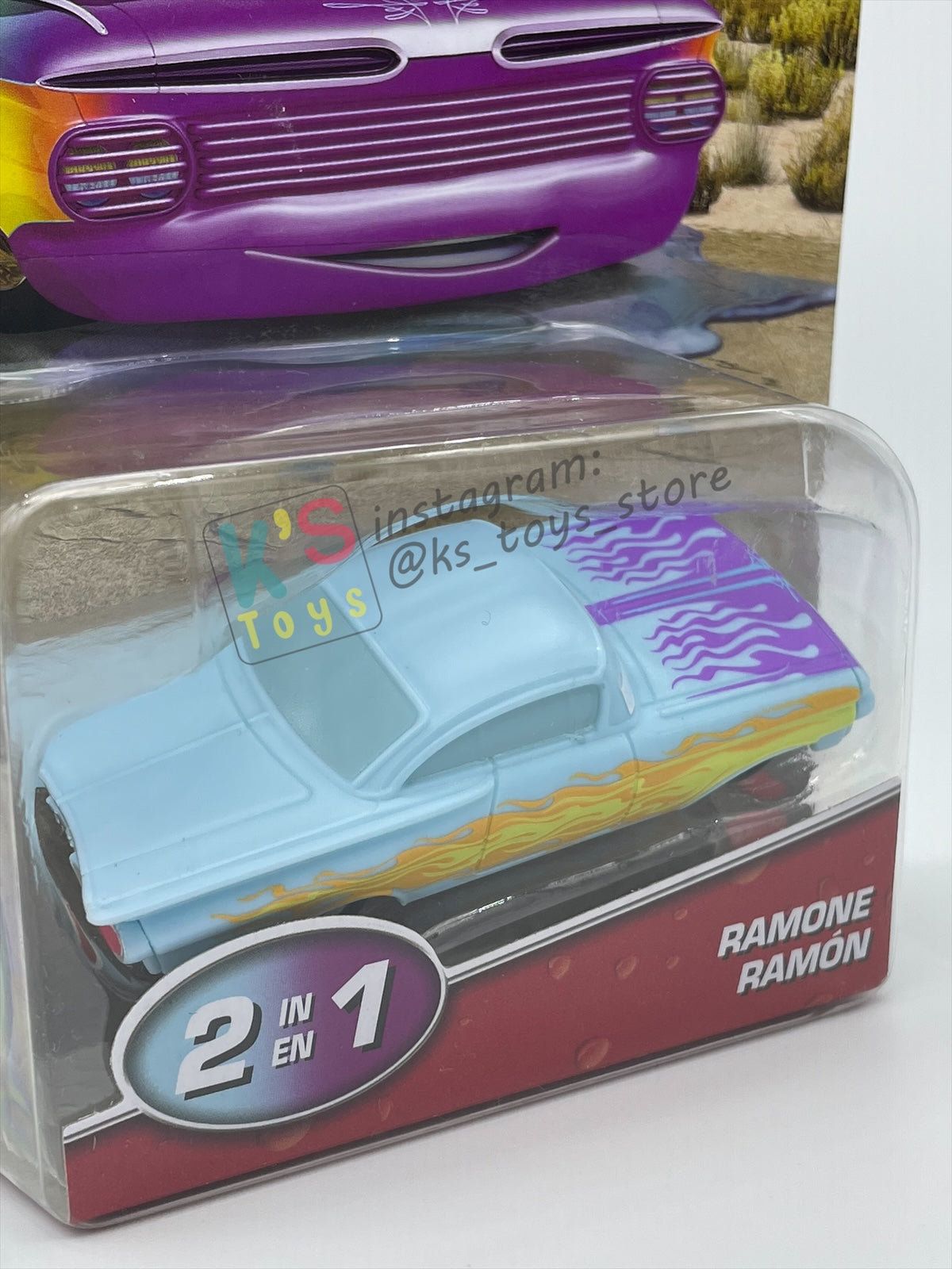 COLOR CHANGERS Disney Pixar Cars by MATTEL, RAMONE (PURPLE / LIGHT BLUE) - 2026 NEW RELEASE - BNIP