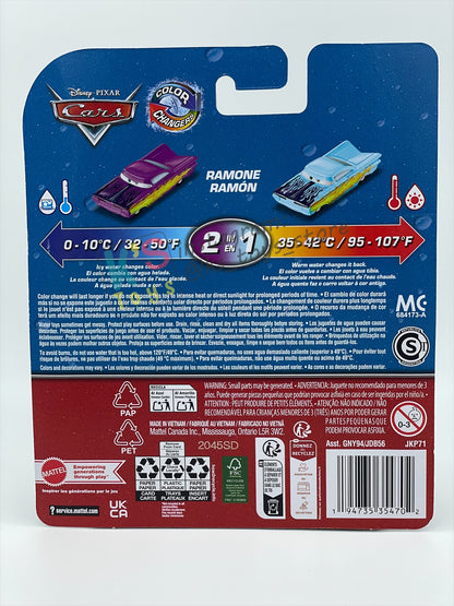 COLOR CHANGERS Disney Pixar Cars by MATTEL, RAMONE (PURPLE / LIGHT BLUE) - 2026 NEW RELEASE - BNIP