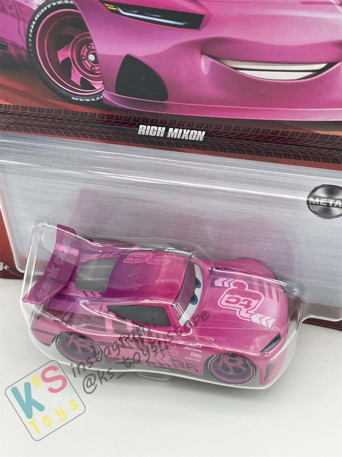 DISNEY PIXAR CARS BY MATTEL - "RICH MIXON" CARS 3 - 2023 RE-RELEASED - BNIP