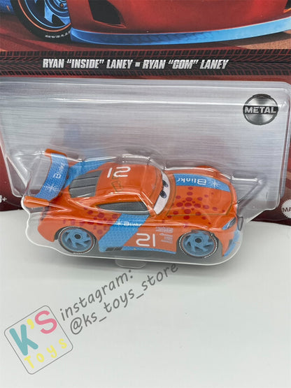 DISNEY PIXAR CARS BY MATTEL - "RYAN "INSIDE" LANEY"CARS 3 NEXT-GEN SERIES - 2023 RE-RELEASED- BNIP