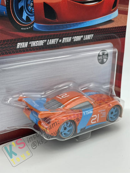 DISNEY PIXAR CARS BY MATTEL - "RYAN "INSIDE" LANEY"CARS 3 NEXT-GEN SERIES - 2023 RE-RELEASED- BNIP