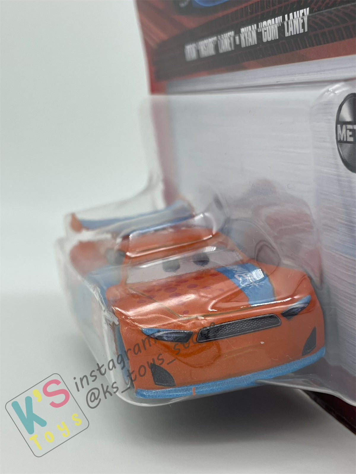 DISNEY PIXAR CARS BY MATTEL - "RYAN "INSIDE" LANEY"CARS 3 NEXT-GEN SERIES - 2023 RE-RELEASED- BNIP
