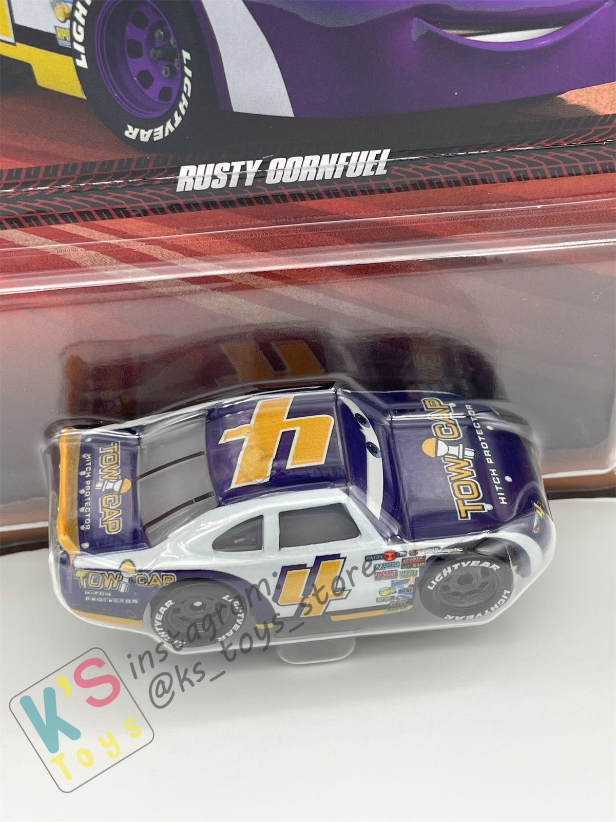 DISNEY PIXAR CARS BY MATTEL - "RUSTY CORNFUEL / TOW CAP" CARS1 - 2024 RE-RELEASED - BNIP