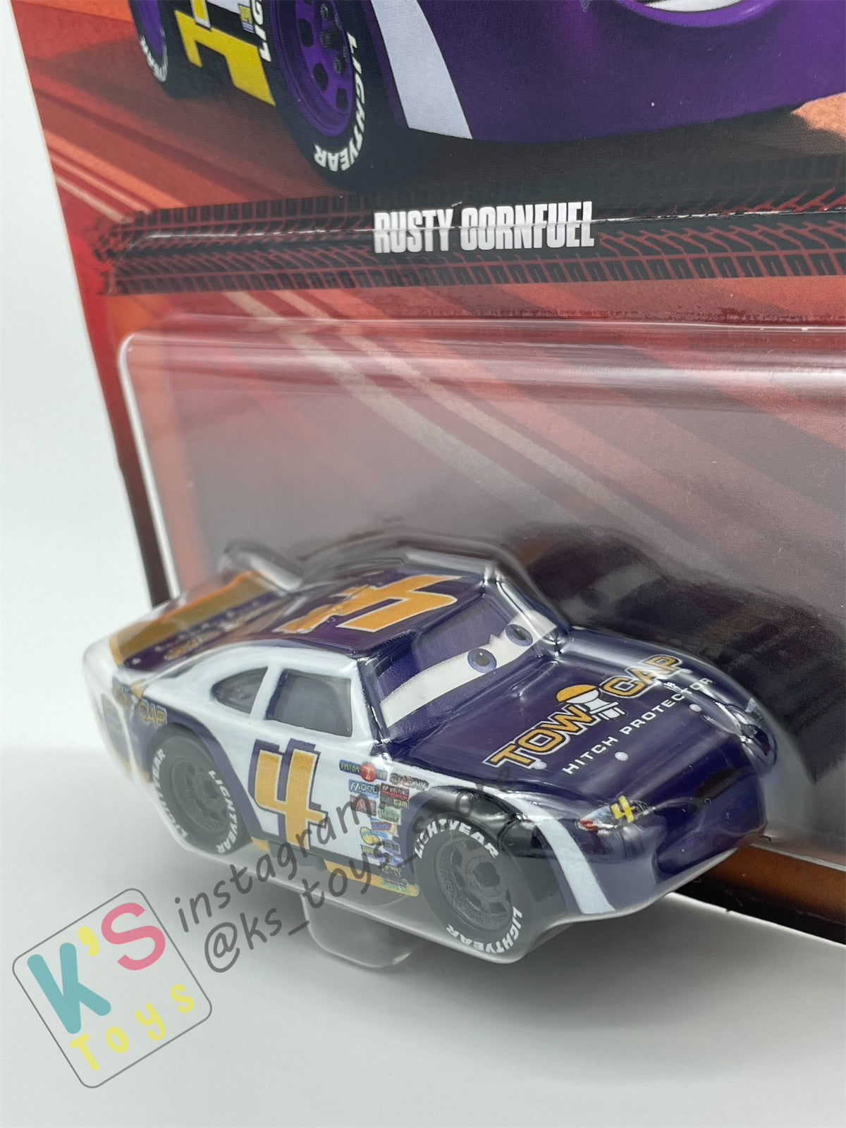 DISNEY PIXAR CARS BY MATTEL - "RUSTY CORNFUEL / TOW CAP" CARS1 - 2024 RE-RELEASED - BNIP