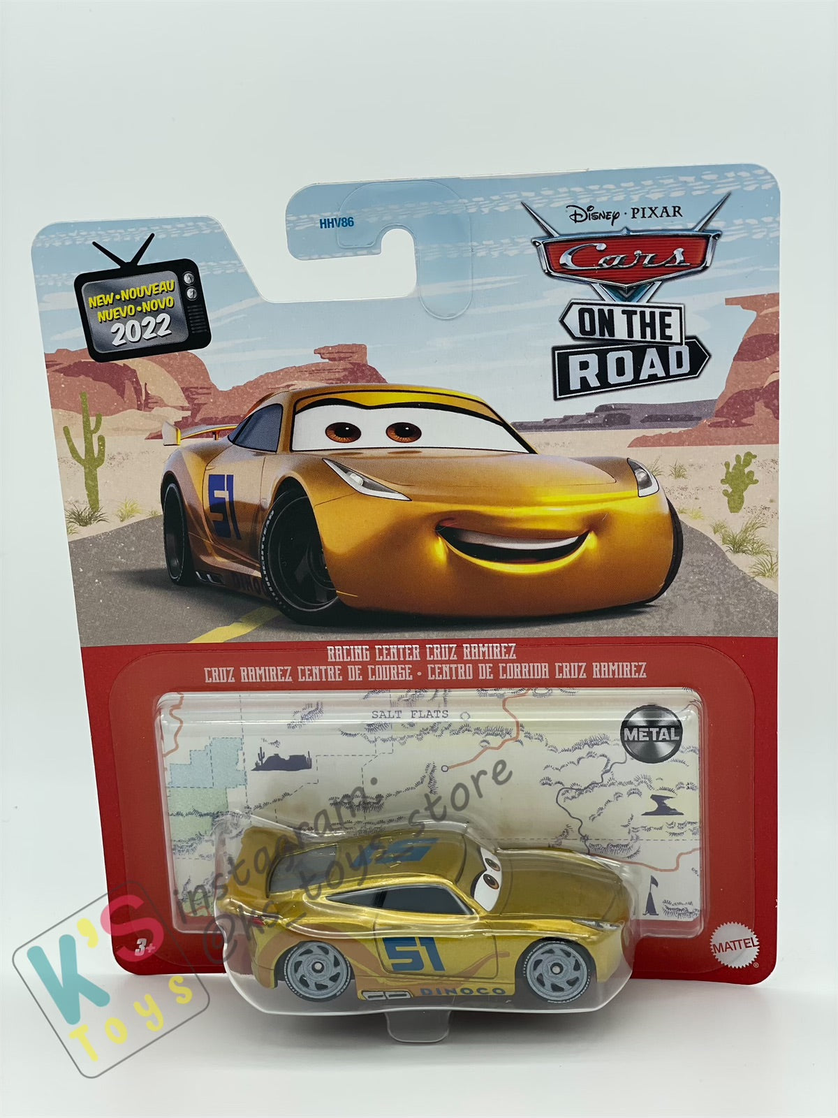 DISNEY PIXAR CARS BY MATTEL, RACING CENTER CRUZ RAMIREZ - 2022 RELEASE - BNIP