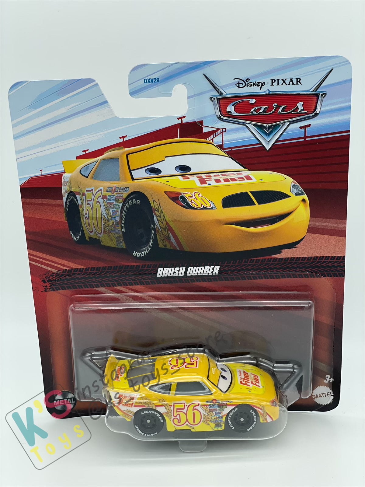 Disney Pixar Cars by MATTEL, BRUSH CURBER - 2024 RE-RELEASED - BNIP