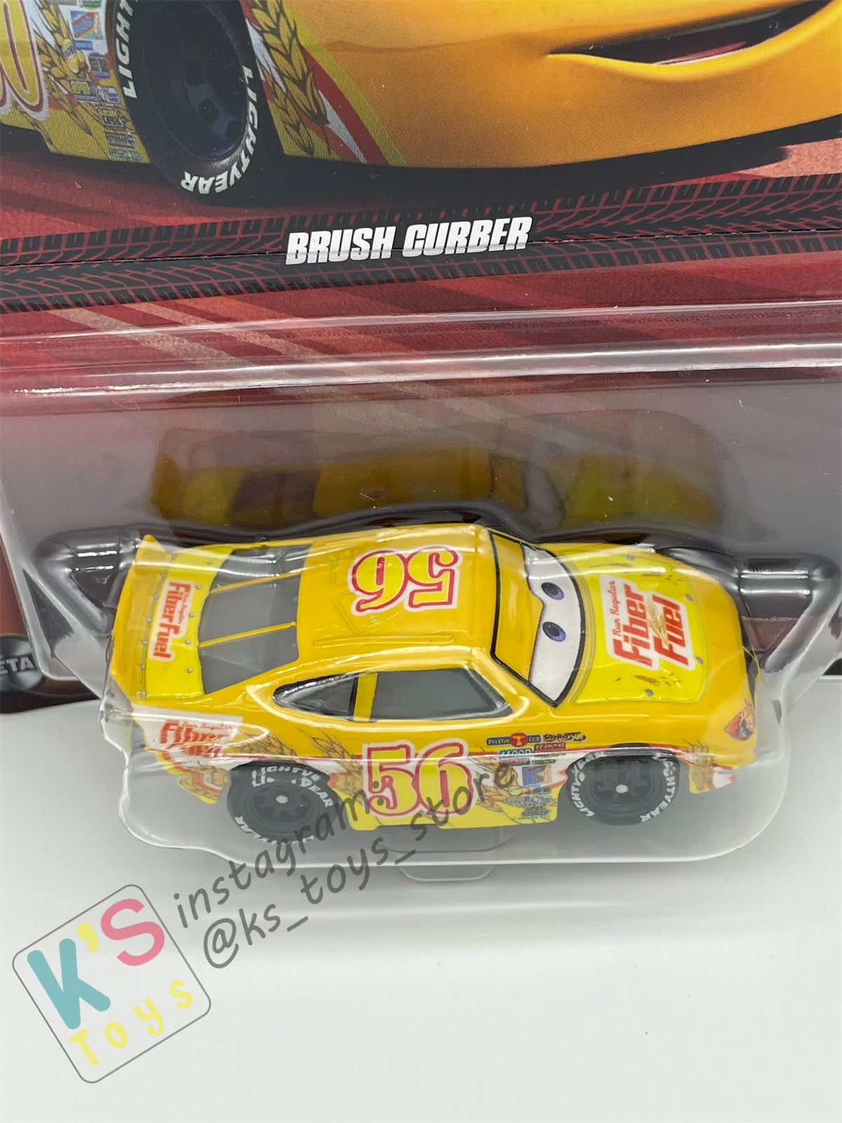 Disney Pixar Cars by MATTEL, BRUSH CURBER - 2024 RE-RELEASED - BNIP