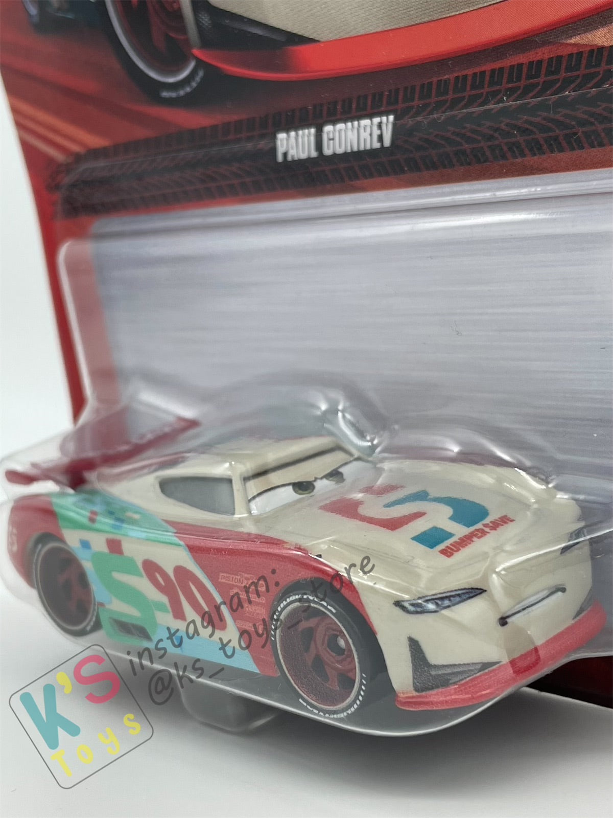 DISNEY PIXAR CARS BY MATTEL - "PAUL CONREV" NEXT-GEN RACERS CARS 3 - 2023 RE-RELEASE- BNIP