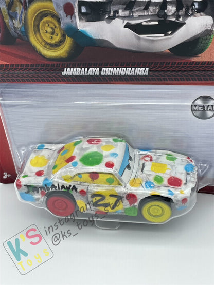 DISNEY PIXAR CARS BY MATTEL, JAMBALAYA CHIMICHANGA - 2022 RE-RELEASED - BNIP