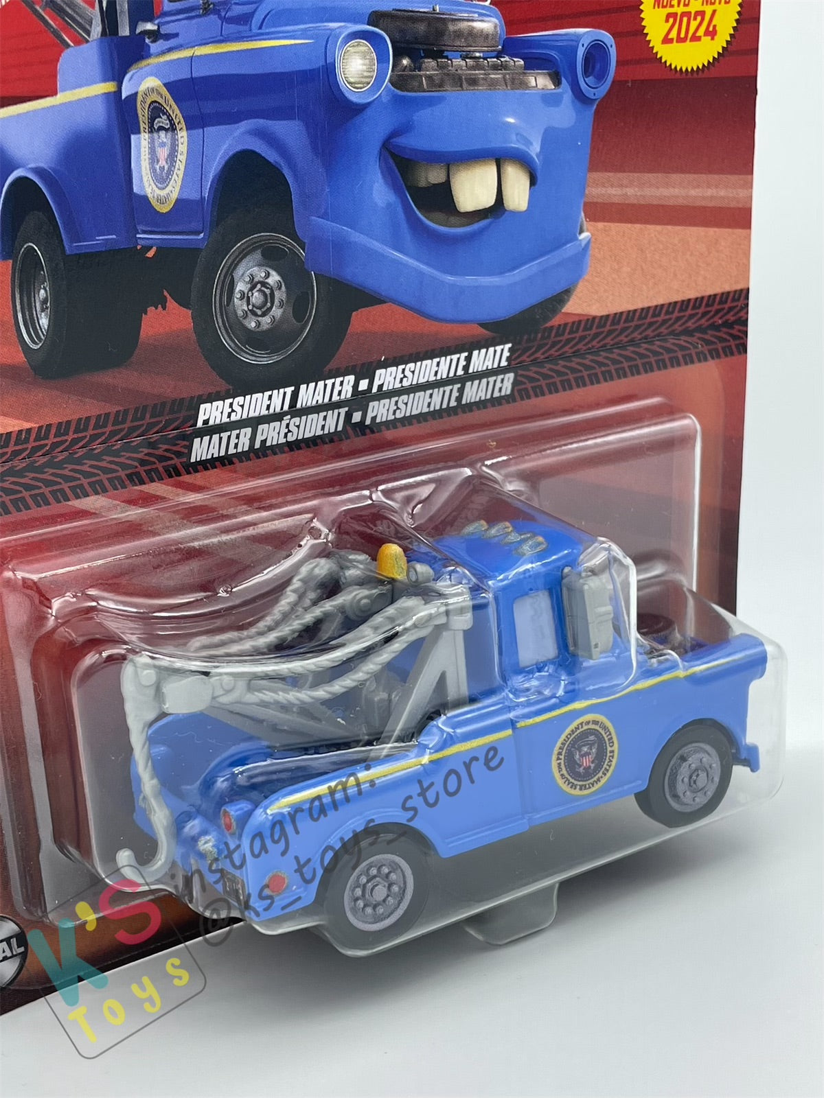 DISNEY PIXAR CARS BY MATTEL - "PRESIDENT MATER" 2024 NEW RELEASE - BNIP