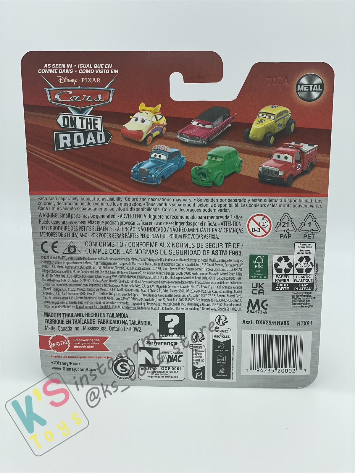 DISNEY PIXAR CARS BY MATTEL - "PRESIDENT MATER" 2024 NEW RELEASE - BNIP