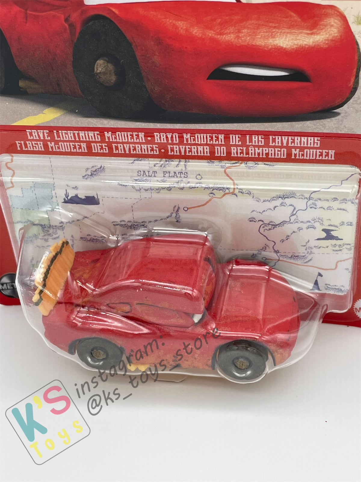 Disney Pixar Cars - CavemanLightning Mcqueen - 2023 New Release - BNIP