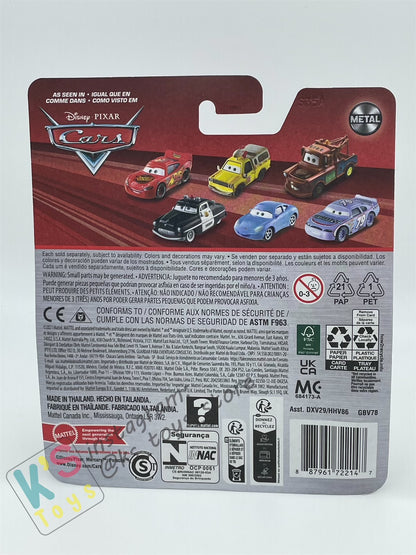 Disney Pixar Cars by MATTEL, KEVIN RACINGTIRE - 2024 RE-RELEASED - BNIP