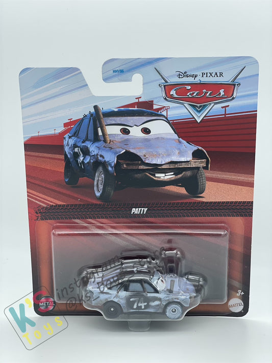 DISNEY PIXAR CARS BY MATTEL - "PATTY" THUNDER HOLLOWS SERIES CARS 3 - 2023 RE-RELEASED- BNIP