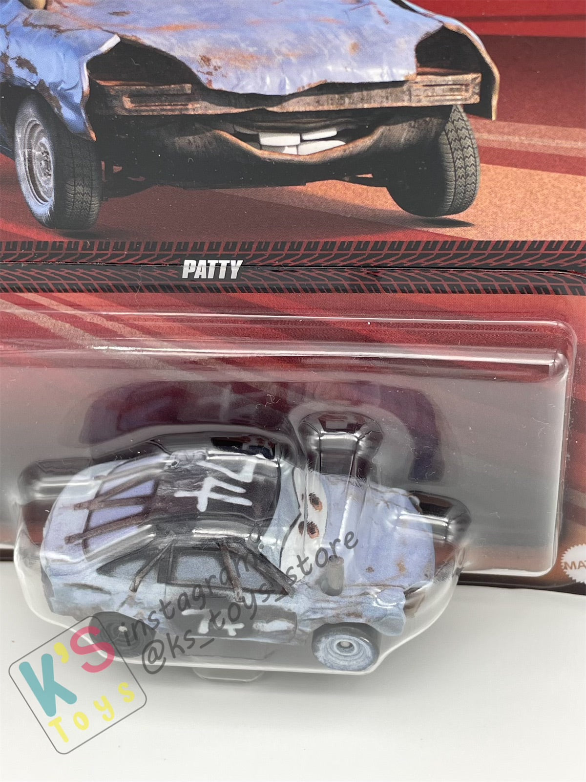DISNEY PIXAR CARS BY MATTEL - "PATTY" THUNDER HOLLOWS SERIES CARS 3 - 2023 RE-RELEASED- BNIP