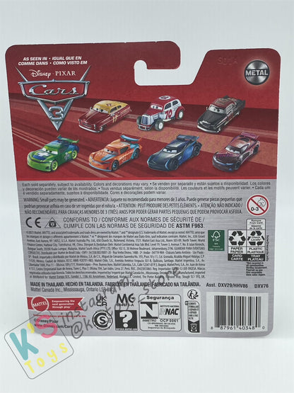 DISNEY PIXAR CARS BY MATTEL - "PATTY" THUNDER HOLLOWS SERIES CARS 3 - 2023 RE-RELEASED- BNIP