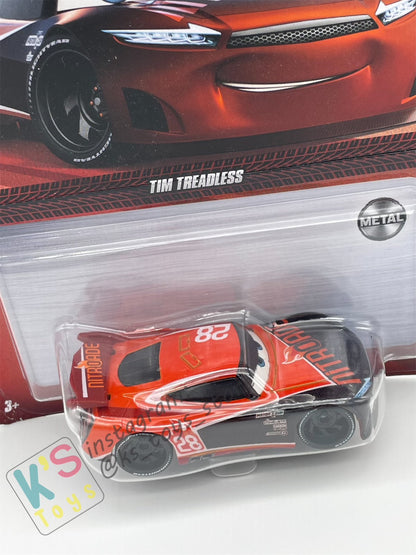DISNEY PIXAR CARS BY MATTEL - "TIM TREADLESS"  Cars 3 - 2023  RE-RELEASED - BNIP