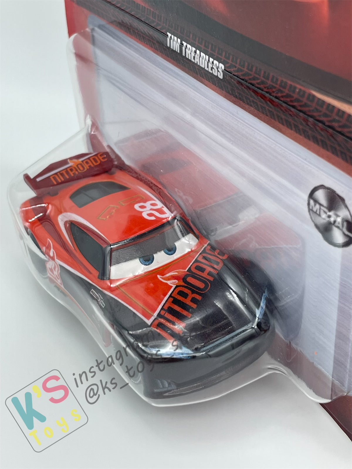 DISNEY PIXAR CARS BY MATTEL - "TIM TREADLESS"  Cars 3 - 2023  RE-RELEASED - BNIP