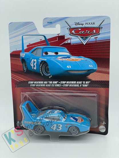 DISNEY PIXAR CARS BY MATTEL - "STRIP WEATHERS AKA THE KING" CARS - 2024 RE-RELEASED - BNIP