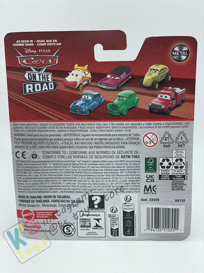 DISNEY PIXAR CARS BY MATTEL - "QUADRATORQUOSAUR" CARS ON THE ROAD - 2024 RE-RELEASED - BNIP
