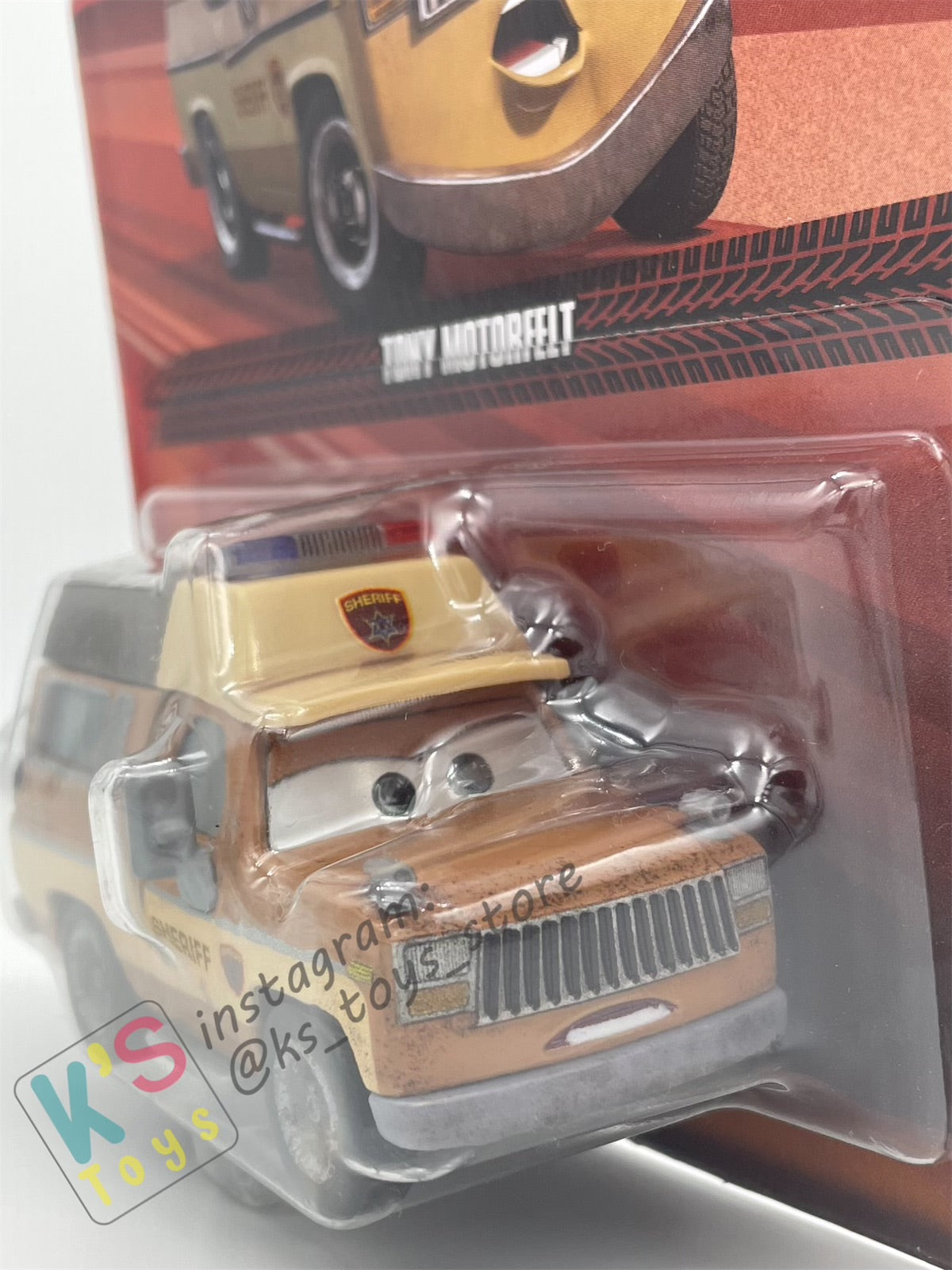 DISNEY PIXAR CARS BY MATTEL 1:55, TONY MOTORFELT, - NEW RELEASE CASE G 2024 - BNIP