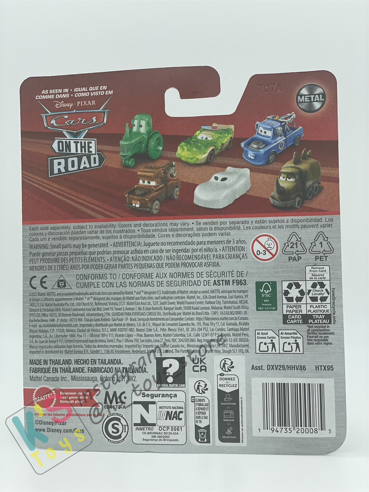 DISNEY PIXAR CARS BY MATTEL, CHRIS FREIGHTMAN - 2024 NEW RELEASE - BNIP