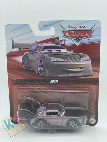 Disney Pixar Cars by MATTEL, BOOST WITH FLAMES - CASE G 2024 - BNIP