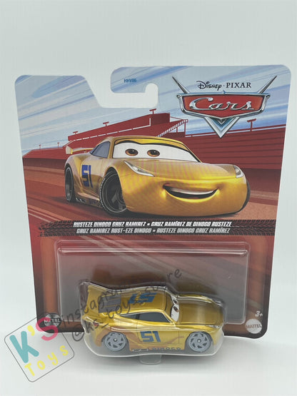 DISNEY PIXAR CARS BY MATTEL, RUSTEZE DINOCO CRUZ RAMIREZ - 2024 RE-RELEASED - BNIP