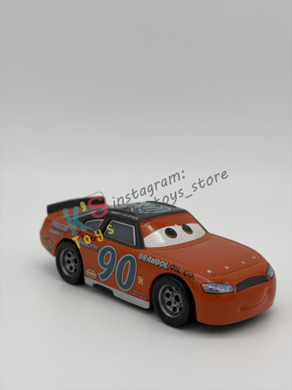 PRE-OWNED / LOOSE DISNEY PIXAR CARS 1:55 BY MATTEL - "PONCHY WIPEOUT" THOMASVILLE RACING LEGENDS SERIES - NEAR MINT CONDITION