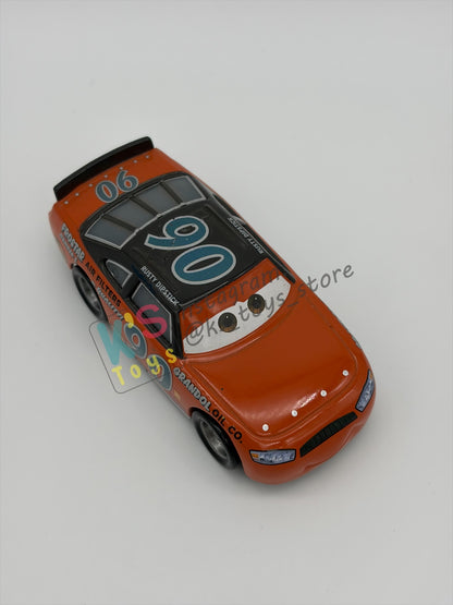 PRE-OWNED / LOOSE DISNEY PIXAR CARS 1:55 BY MATTEL - "PONCHY WIPEOUT" THOMASVILLE RACING LEGENDS SERIES - NEAR MINT CONDITION