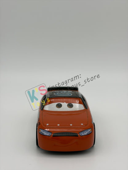 PRE-OWNED / LOOSE DISNEY PIXAR CARS 1:55 BY MATTEL - "PONCHY WIPEOUT" THOMASVILLE RACING LEGENDS SERIES - NEAR MINT CONDITION