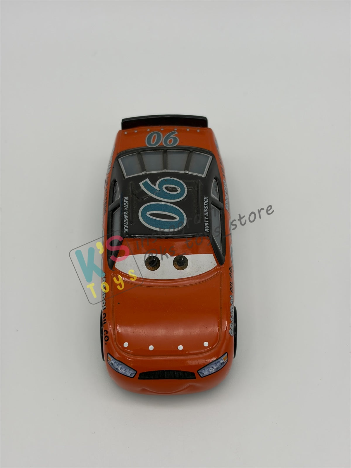 PRE-OWNED / LOOSE DISNEY PIXAR CARS 1:55 BY MATTEL - "PONCHY WIPEOUT" THOMASVILLE RACING LEGENDS SERIES - NEAR MINT CONDITION