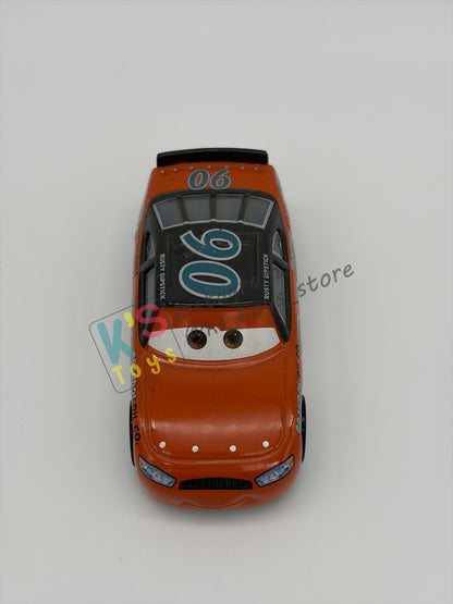 PRE-OWNED / LOOSE DISNEY PIXAR CARS 1:55 BY MATTEL - "PONCHY WIPEOUT" THOMASVILLE RACING LEGENDS SERIES - NEAR MINT CONDITION