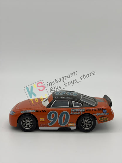 PRE-OWNED / LOOSE DISNEY PIXAR CARS 1:55 BY MATTEL - "PONCHY WIPEOUT" THOMASVILLE RACING LEGENDS SERIES - NEAR MINT CONDITION