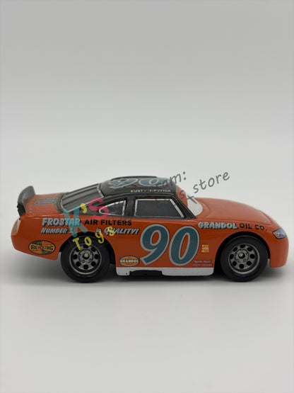 PRE-OWNED / LOOSE DISNEY PIXAR CARS 1:55 BY MATTEL - "PONCHY WIPEOUT" THOMASVILLE RACING LEGENDS SERIES - NEAR MINT CONDITION