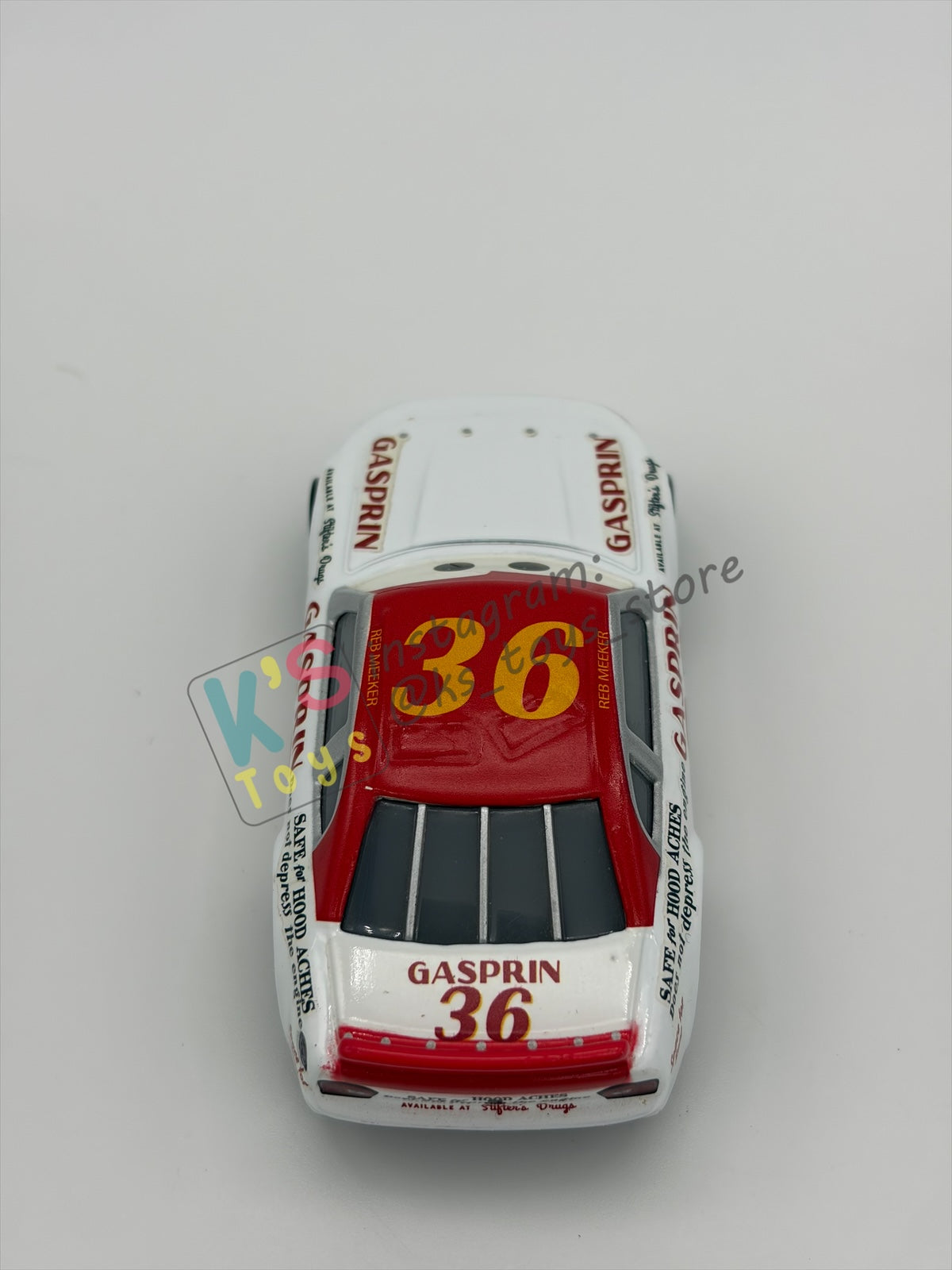 PRE-OWNED / LOOSE DISNEY PIXAR CARS 1:55 BY MATTEL - "REB MEEKER" THOMASVILLE RACING LEGENDS SERIES - NEAR MINT CONDITION