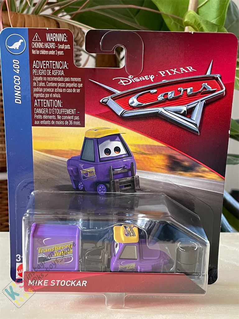 DISNEY PIXAR CARS BY MATTEL, MIKE STOCKAR - DINOCO 400 - BNIP