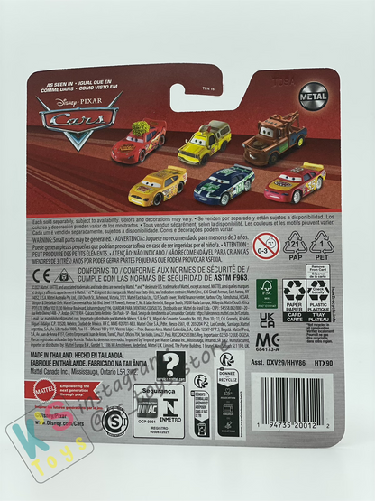 Disney Pixar Cars by MATTEL,  WINGO WITH FLAMES  - 2024 RELEASE - BNIP