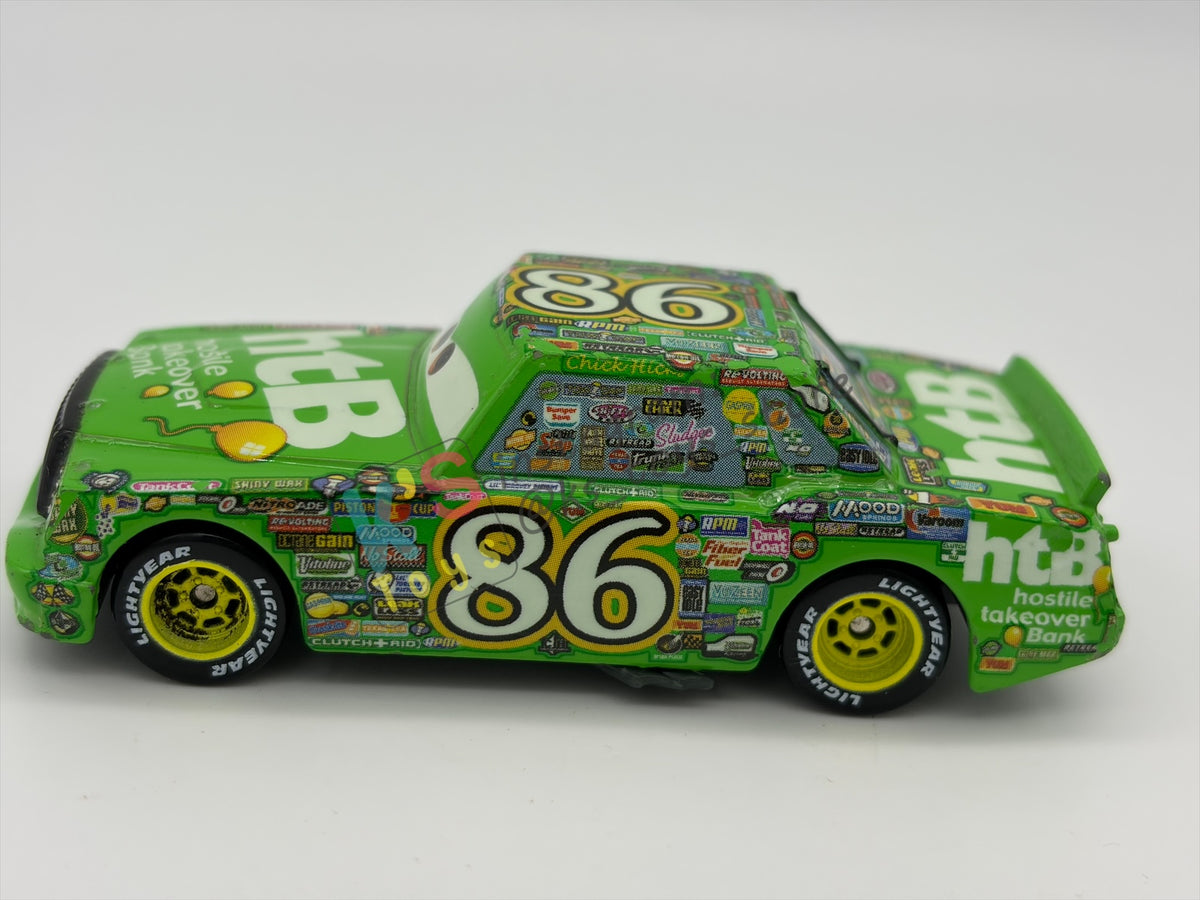 PRE-OWNED / LOOSE DISNEY PIXAR CARS BY MATTEL - "CHICK HICKS” - CARS SERIES - NEAR MINT CONDITION - READ DESCRIPTION!!!!!!!!!!