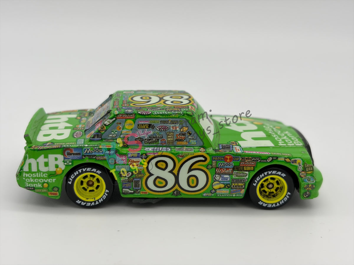 PRE-OWNED / LOOSE DISNEY PIXAR CARS BY MATTEL - "CHICK HICKS” - CARS SERIES - NEAR MINT CONDITION - READ DESCRIPTION!!!!!!!!!!