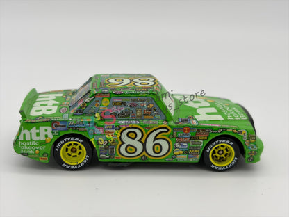 PRE-OWNED / LOOSE DISNEY PIXAR CARS BY MATTEL - "CHICK HICKS” - CARS SERIES - NEAR MINT CONDITION - READ DESCRIPTION!!!!!!!!!!