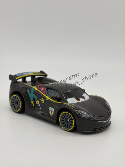 PRE-OWNED / LOOSE DISNEY PIXAR CARS BY MATTEL - "LEWIS HAMILTON" - CARS 2 SERIES - NEAR MINT CONDITION - READ DESCRIPTION!!!!!!!!!!!