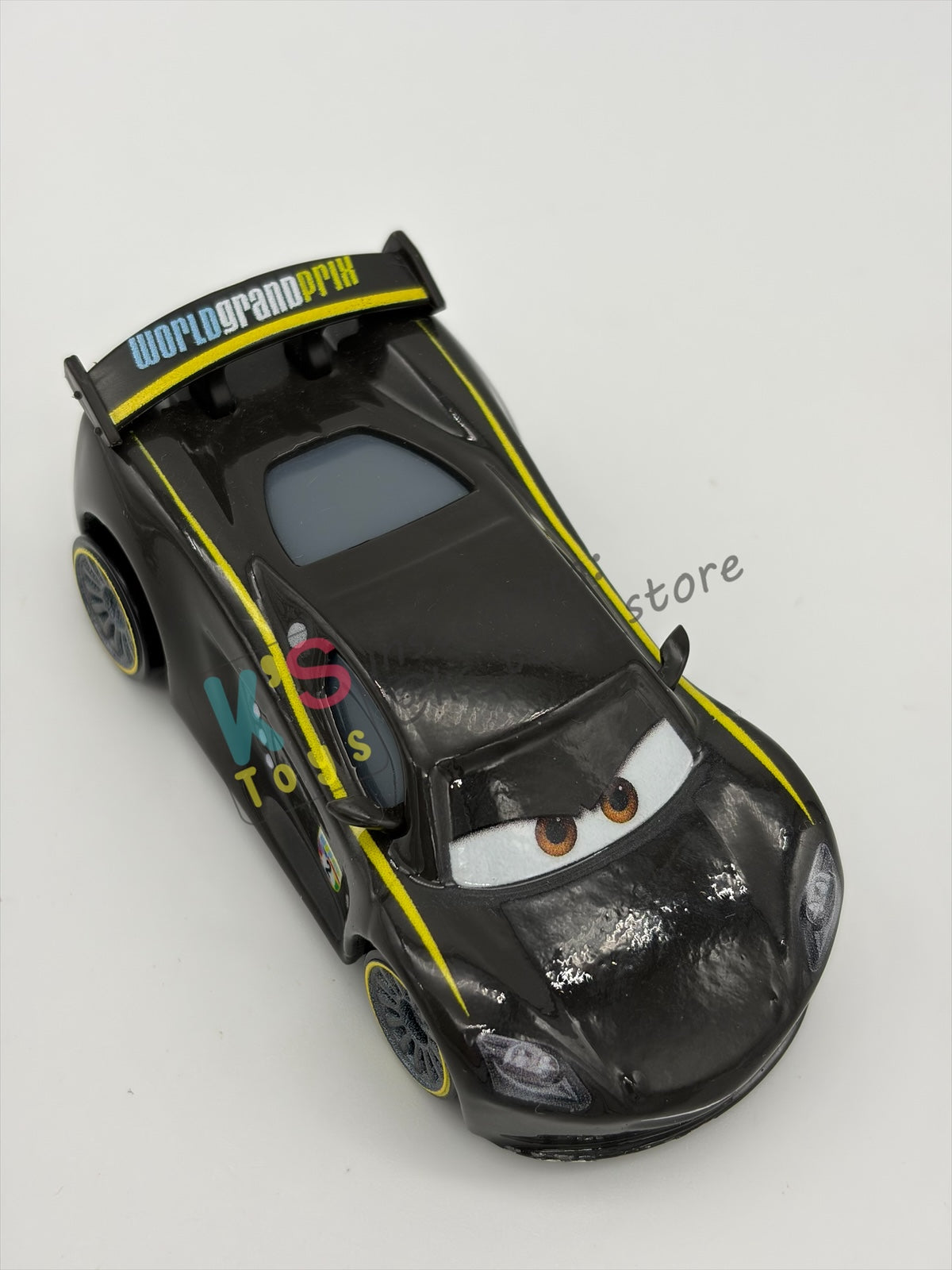 PRE-OWNED / LOOSE DISNEY PIXAR CARS BY MATTEL - "LEWIS HAMILTON" - CARS 2 SERIES - NEAR MINT CONDITION - READ DESCRIPTION!!!!!!!!!!!