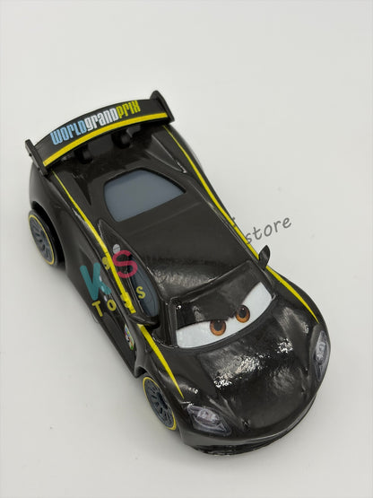 PRE-OWNED / LOOSE DISNEY PIXAR CARS BY MATTEL - "LEWIS HAMILTON" - CARS 2 SERIES - NEAR MINT CONDITION - READ DESCRIPTION!!!!!!!!!!!