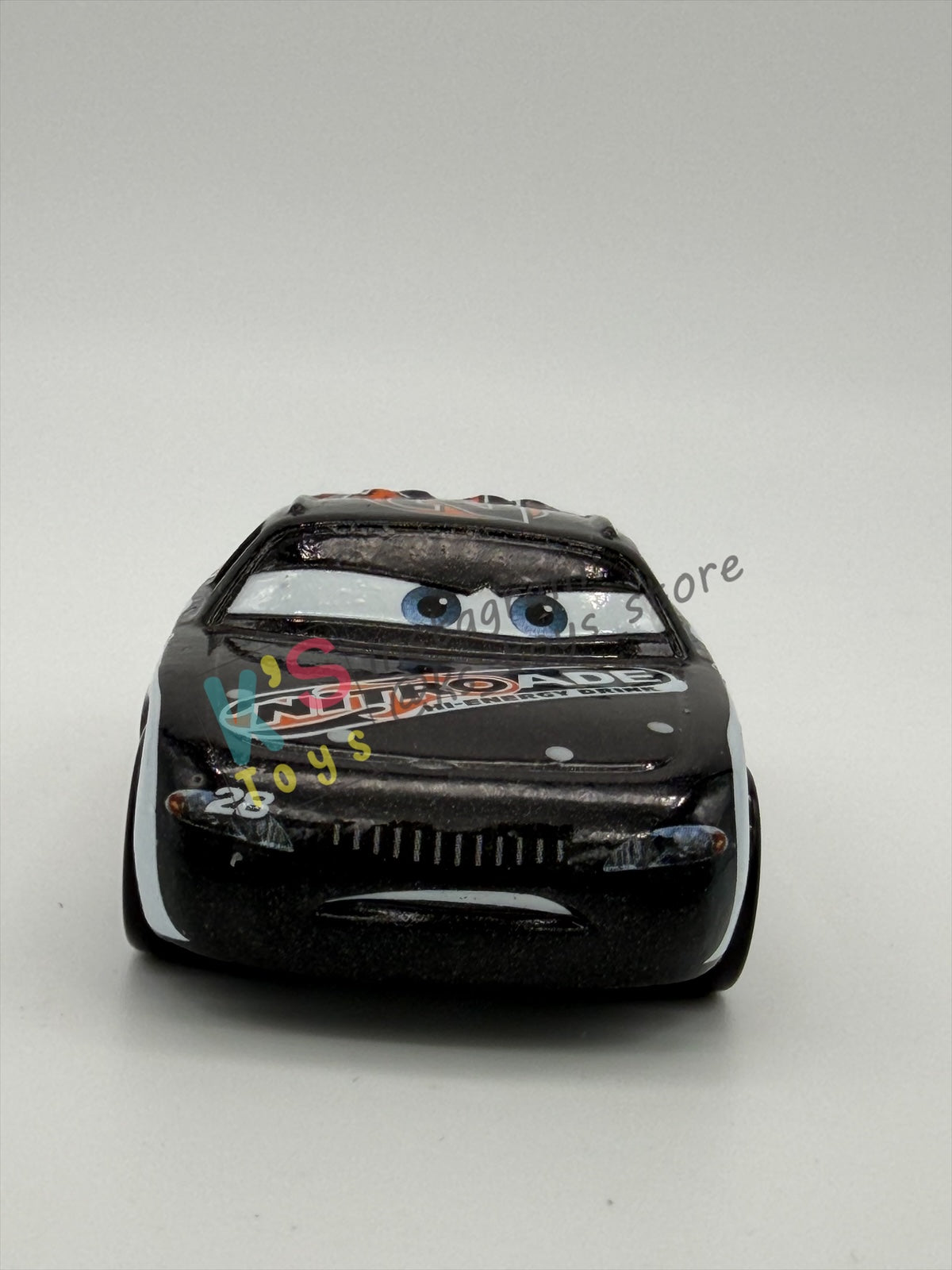 PRE-OWNED / LOOSE DISNEY PIXAR CARS - NITROADE #28 AIKEN AXLER - GOOD CONDITION - READ DESCRIPTION!!!!!!